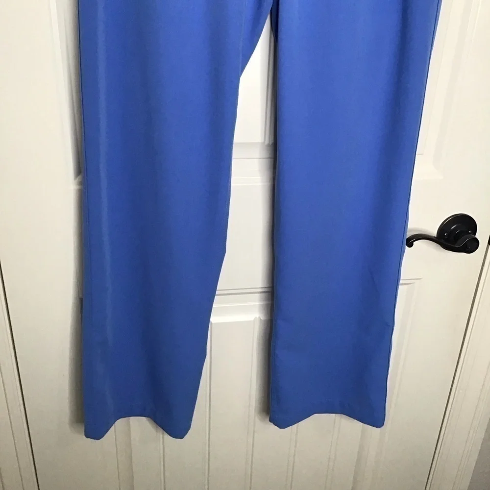 Figs Pisco Basic Scrub Pants in Ceil Blue.